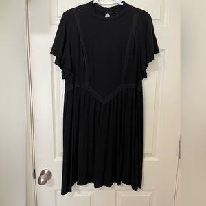Torrid Little Black Dress, with lace accents.  Size 2, never worn, brand new.